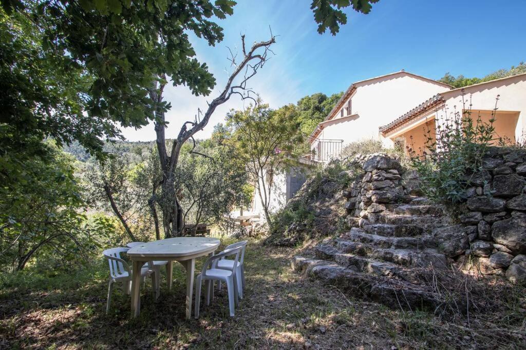 Bas De Villa Au Milieu Des Oliviers. Chateauneuf-Villevieille Exterior photo